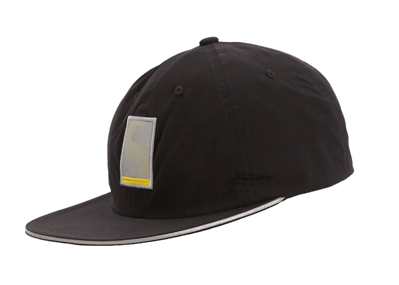 Supreme Performance Nylon 6-Panel Black
