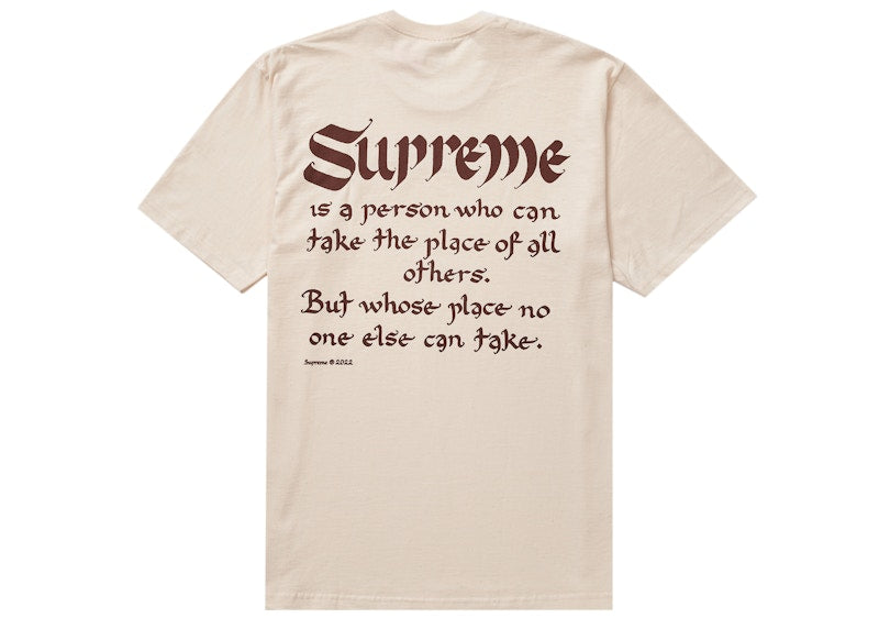 Supreme Person Tee Natural