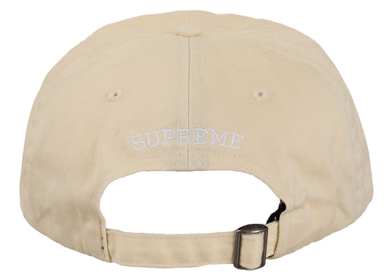 Supreme Pigment Coated S Logo 6-Panel Light Tan