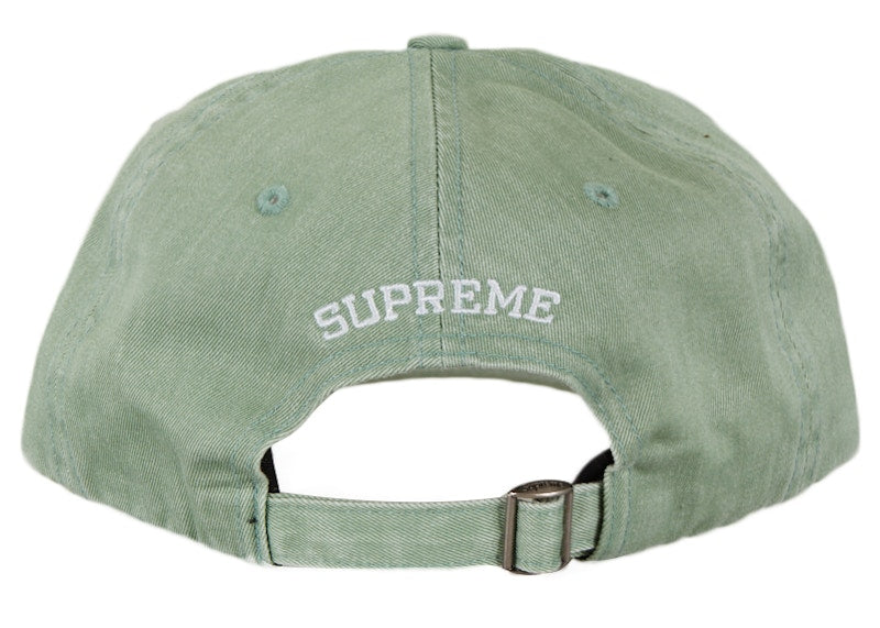 Supreme Pigment Print S Logo 6-Panel 6-Panel (FW22) Light Sage