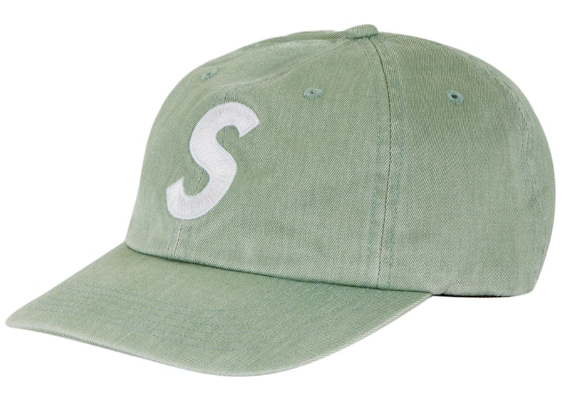 Supreme Pigment Print S Logo 6-Panel 6-Panel (FW22) Light Sage