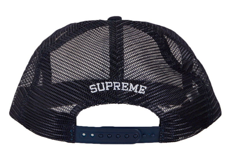 Supreme Pin Up Mesh Back 5-Panel Navy