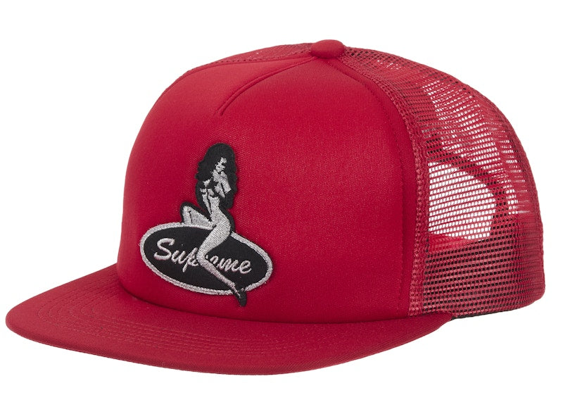 Supreme Pinup Mesh Back 5-Panel Red