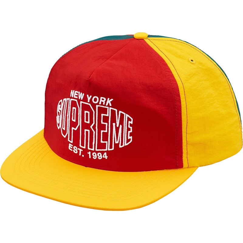 Supreme Pinwheel Nylon 5-Panel Red