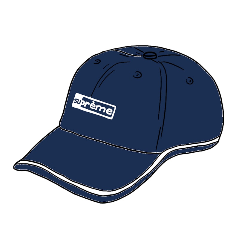 Supreme Piping 6-Panel Navy