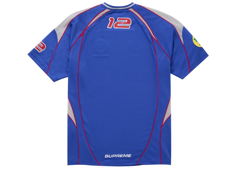 Supreme Piping Soccer Jersey Blue