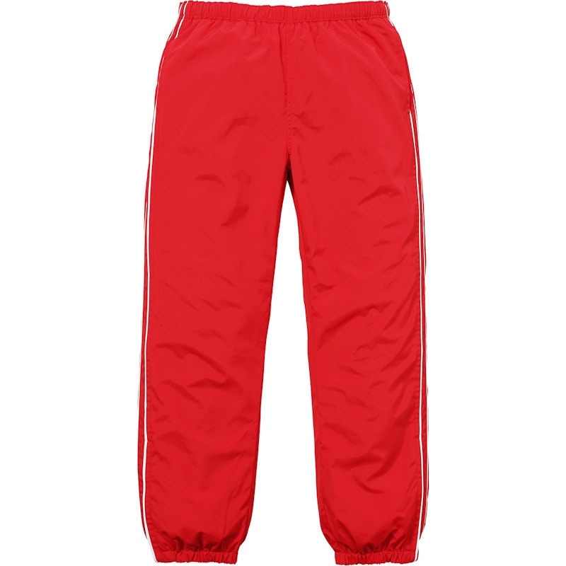 Supreme Piping Track Pant Red