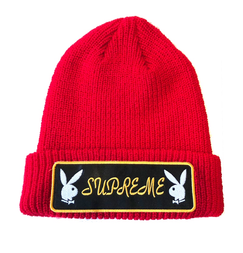 Supreme Playboy Beanie Red