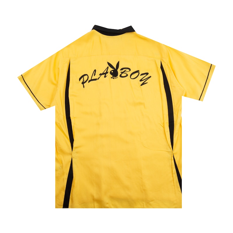 Supreme Playboy Bowling Shirt Yellow