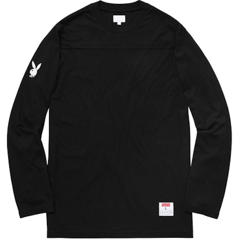Supreme Playboy LS Football Top Black