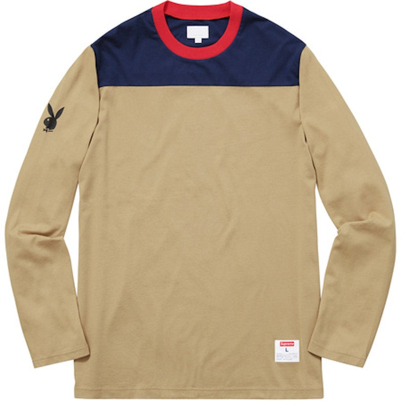 Supreme Playboy LS Football Top Tan