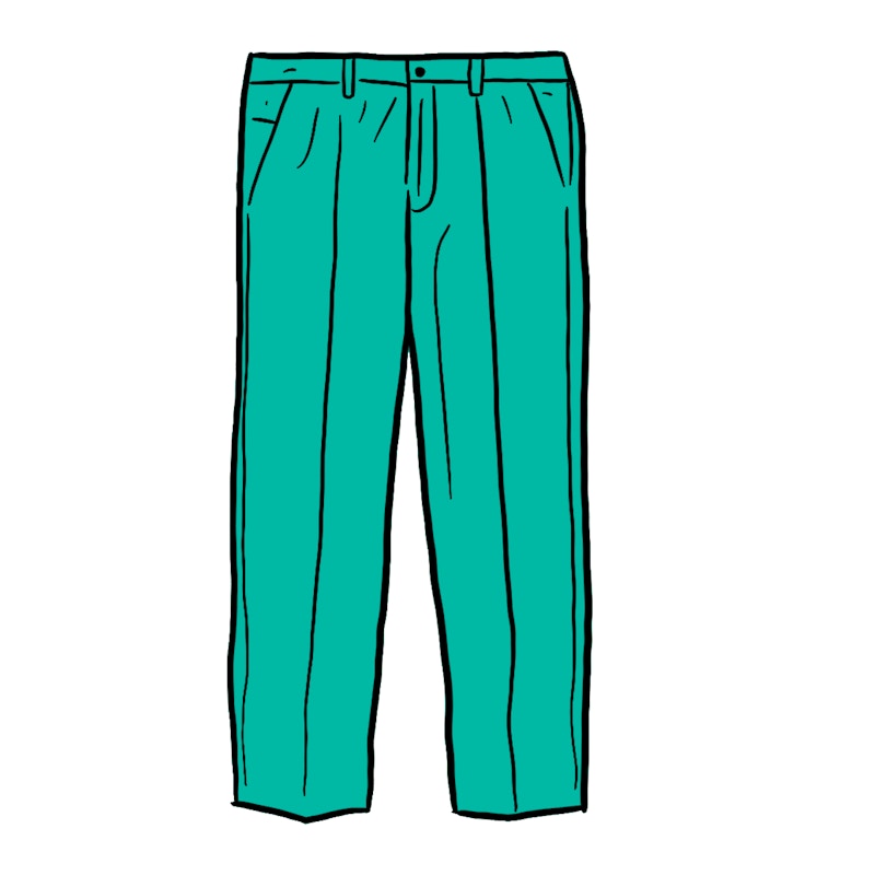 Supreme Pleated Trouser Dusty Mint