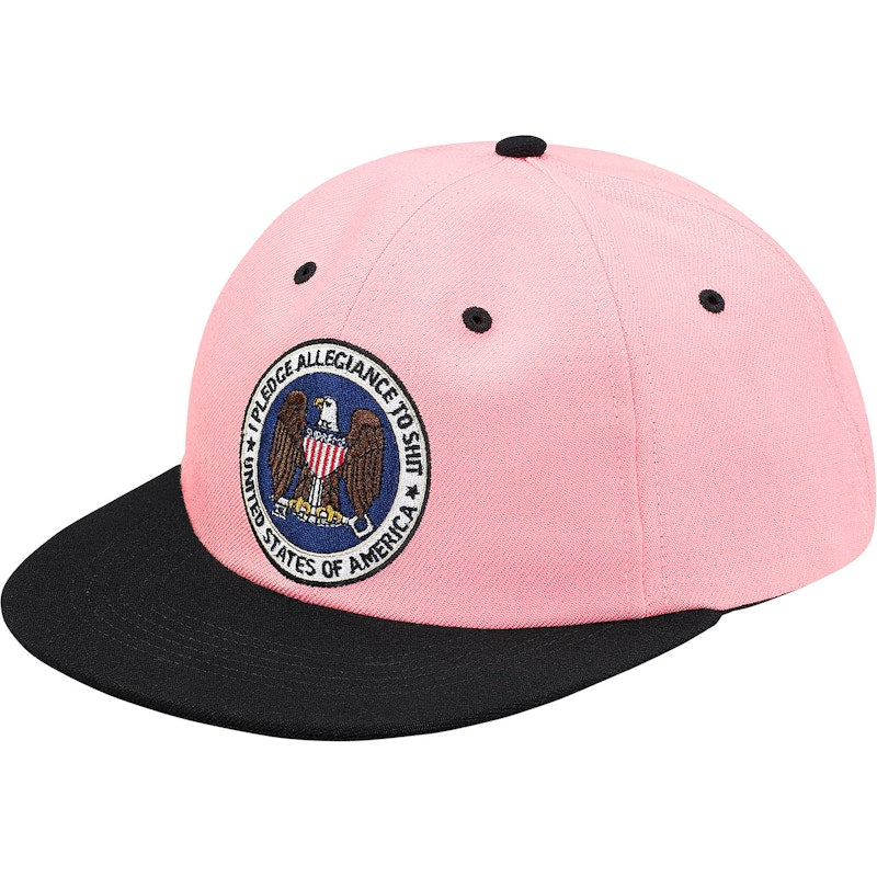 Supreme Pledge Allegiance 6-Panel Pink