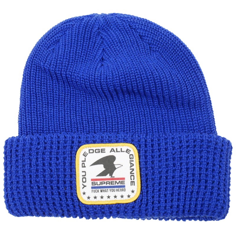 Supreme Pledge Allegiance Beanie Royal