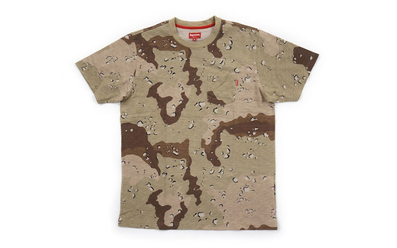 Supreme Pocket Tee Desert Camo