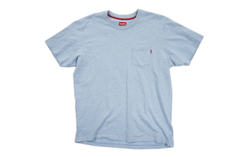 Supreme Pocket Tee Light Blue