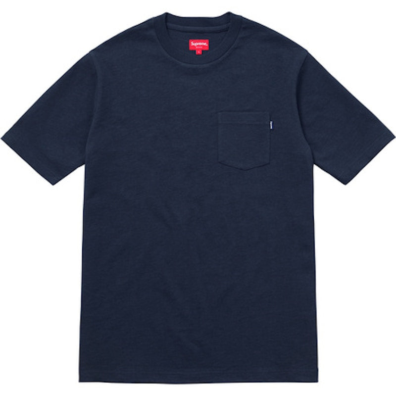 Supreme Pocket Tee (SS18) Navy