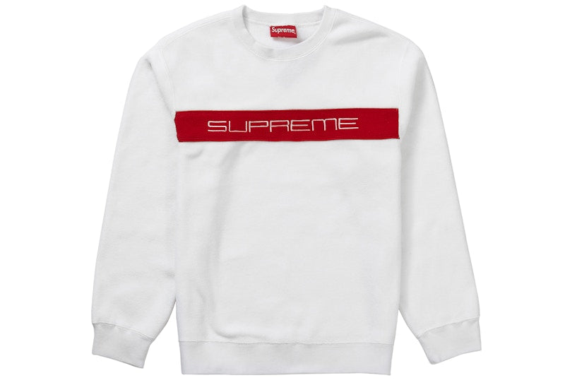 Supreme Polartec Crewneck White