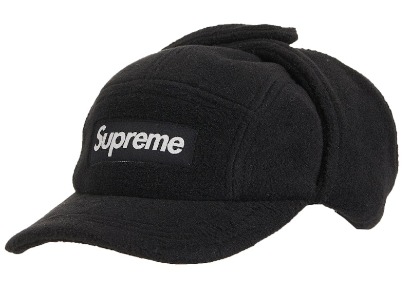 Supreme Polartec Earflap Camp Cap Black