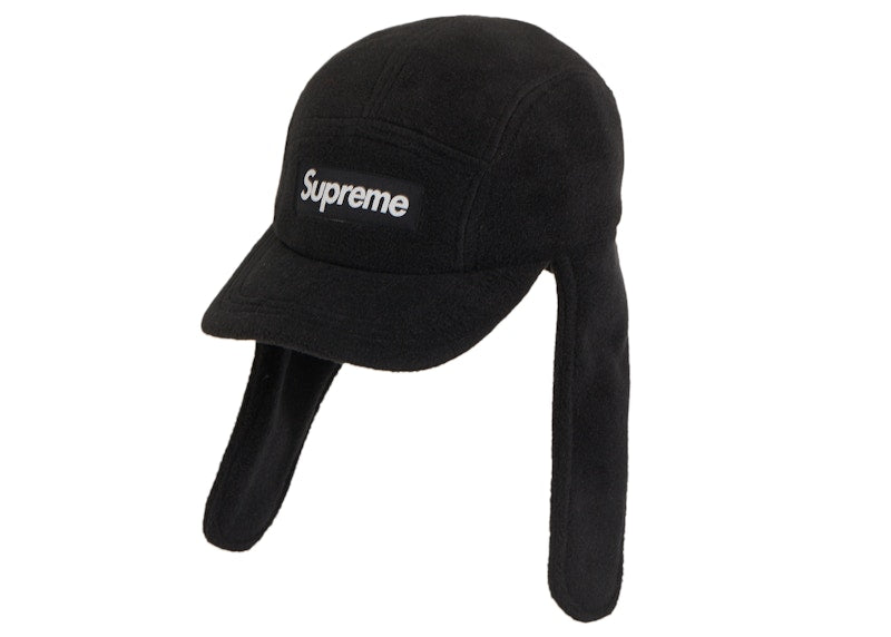 Supreme Polartec Earflap Camp Cap Black