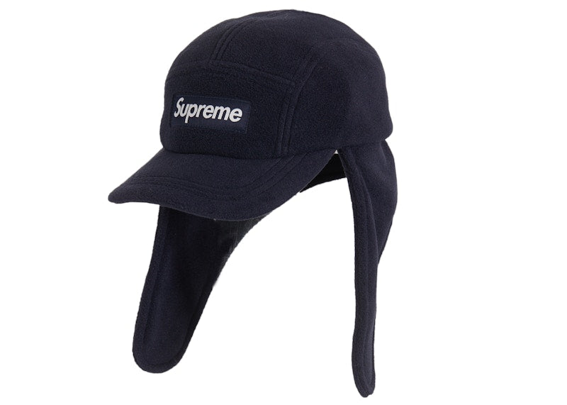 Supreme Polartec Earflap Camp Cap Navy