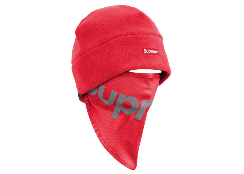 Supreme Polartec Facemask Beanie Red
