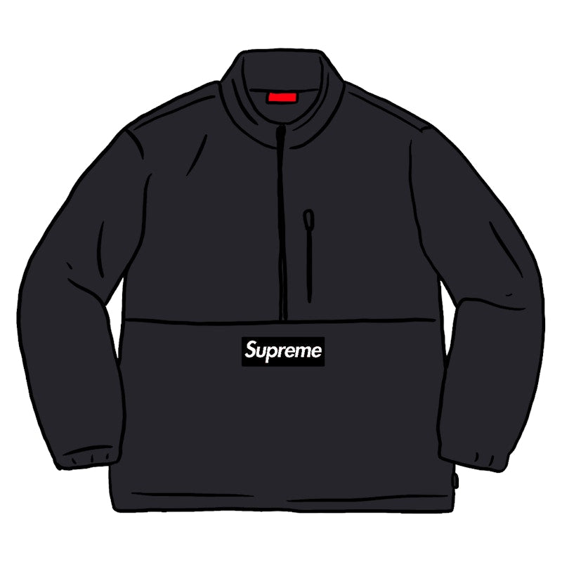 Supreme Polartec Half Zip Pullover (FW20) Black