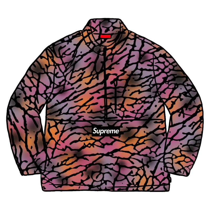 Supreme Polartec Half Zip Pullover (FW20) Purple Treebark Camo