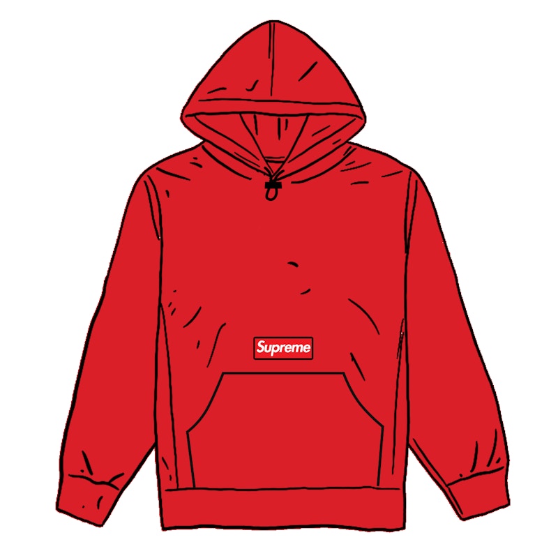 Supreme Polartec Hooded Sweatshirt (FW20) Red