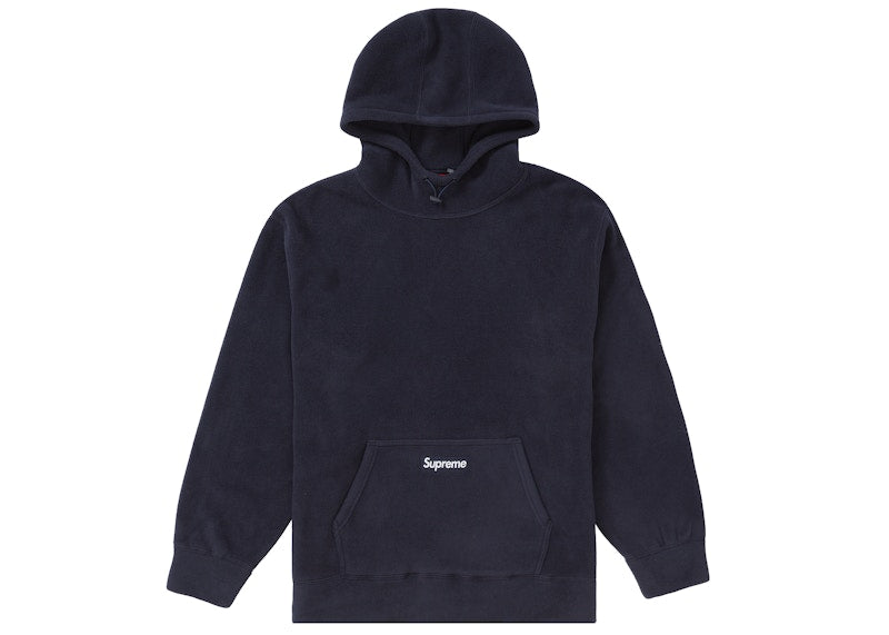 Supreme Polartec Hooded Sweatshirt (FW21) Navy
