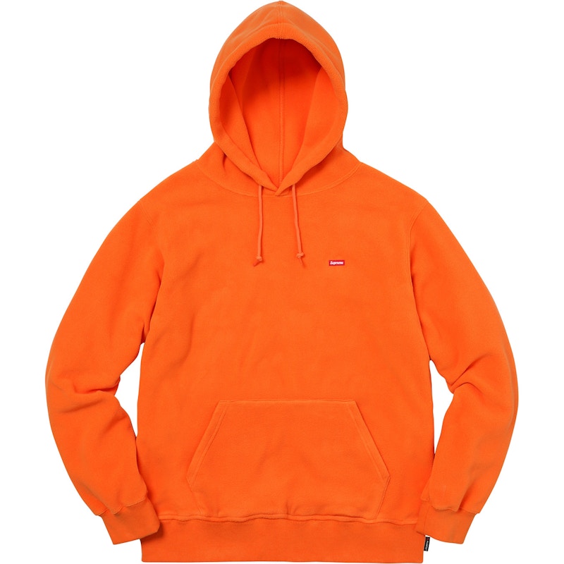 Supreme Polartec Hooded Sweatshirt Orange