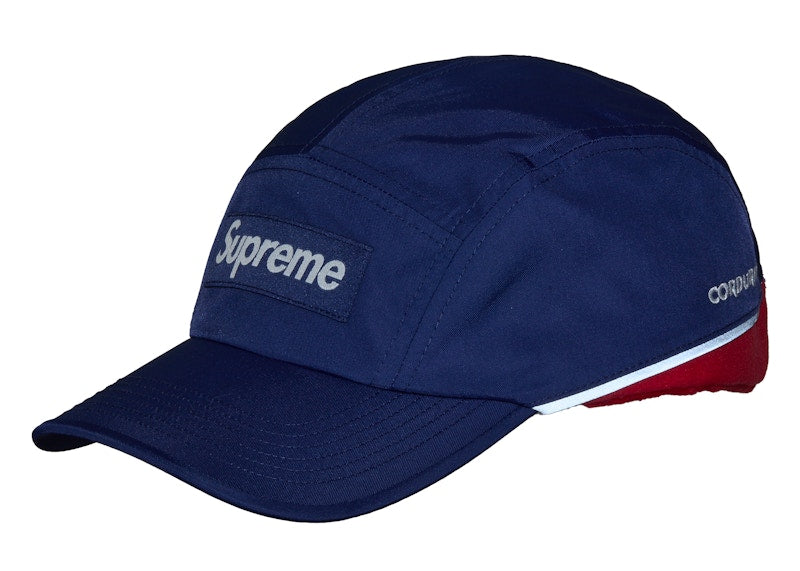 Supreme Polartec Lined Packable Earflap Camp Cap Navy