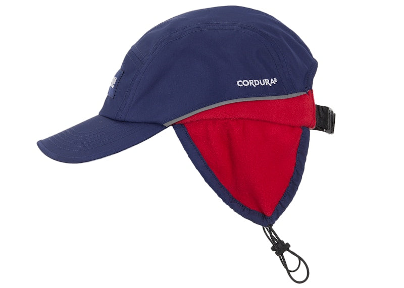 Supreme Polartec Lined Packable Earflap Camp Cap Navy