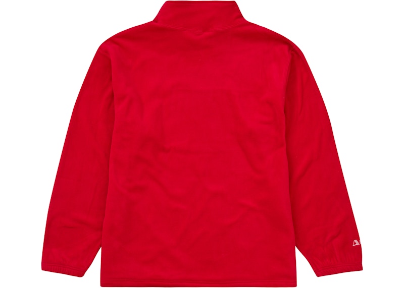 Supreme Polartec Mock Neck Pullover Red