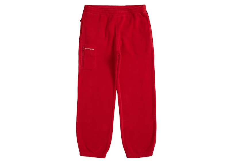 Supreme Polartec Pant Red