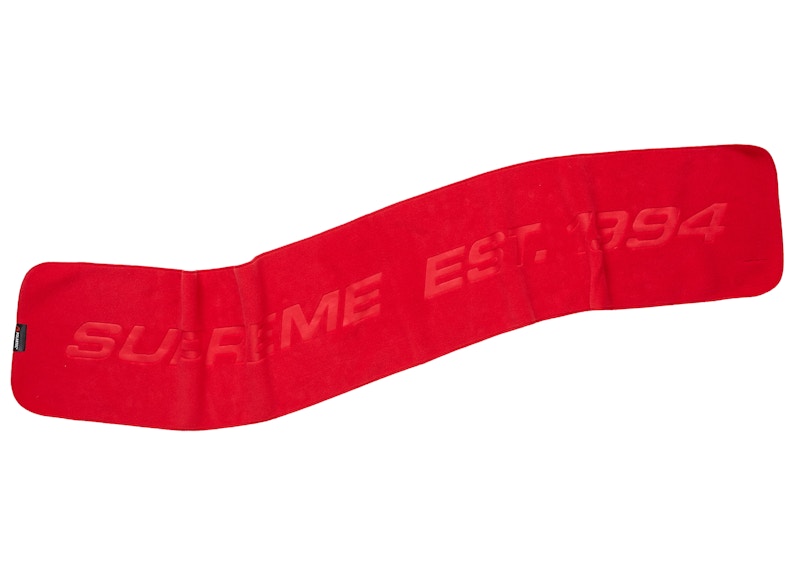 Supreme Polartec Scarf (FW19) Red
