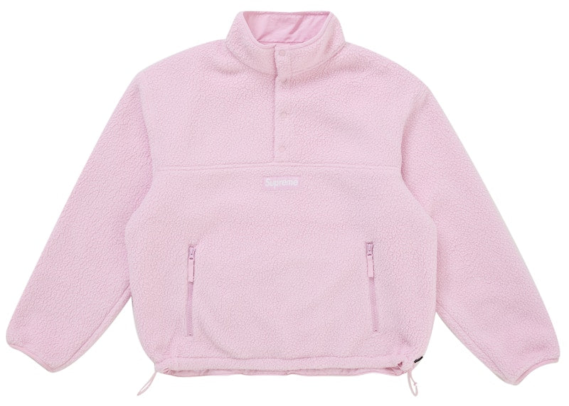 Supreme Polartec Shearling Reversible Pullover (FW25) Pink