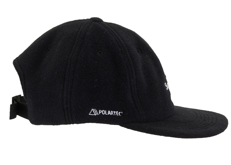 Supreme Polartec Small Box 6-Panel Black