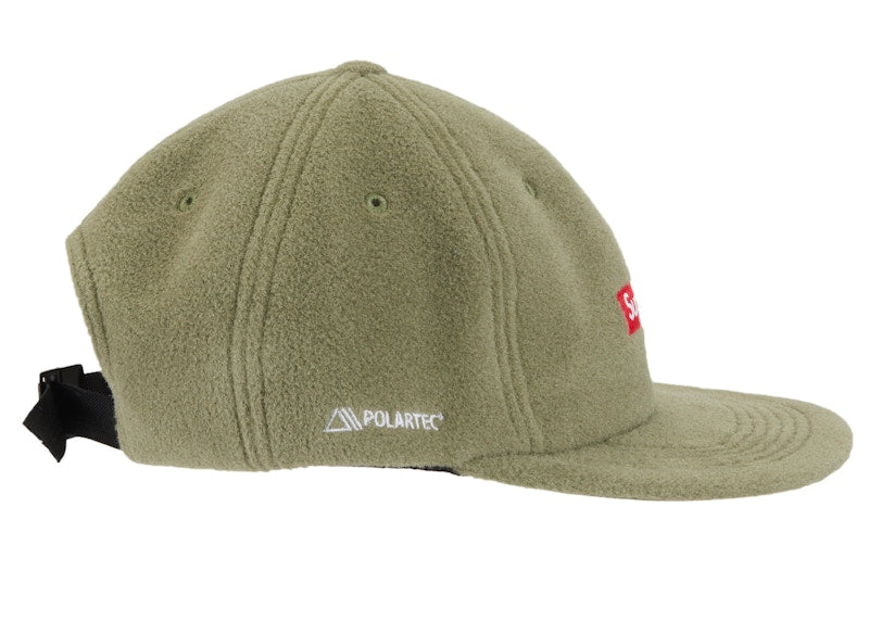 Supreme Polartec Small Box 6-Panel Olive