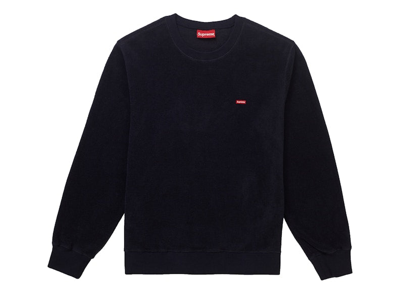 Supreme Polartec Small Box Crewneck Navy