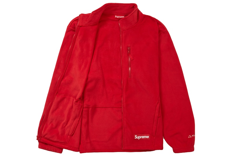 Supreme Polartec Zip Jacket Red