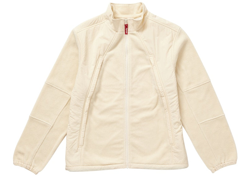 Supreme Polartec Zip Up Jacket Natural