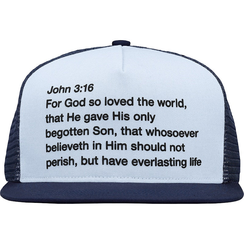 Supreme Preach Mesh Back 5-Panel Navy