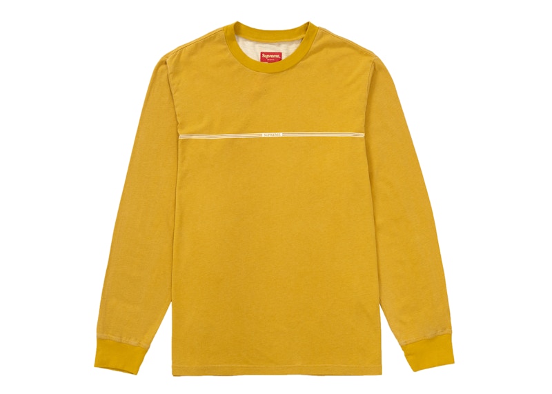 Supreme Printed Stripe L/S Top Gold