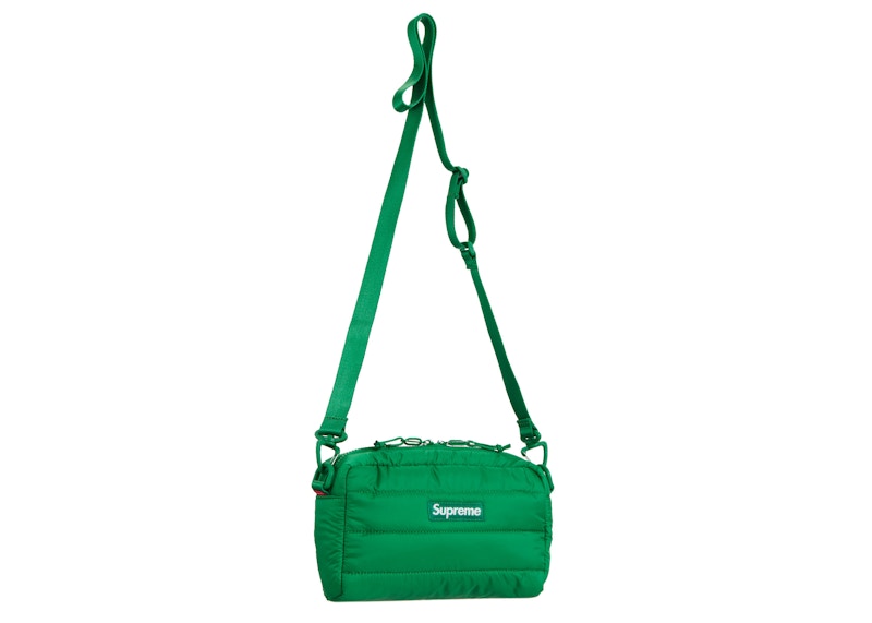 Supreme Puffer Side Bag Green