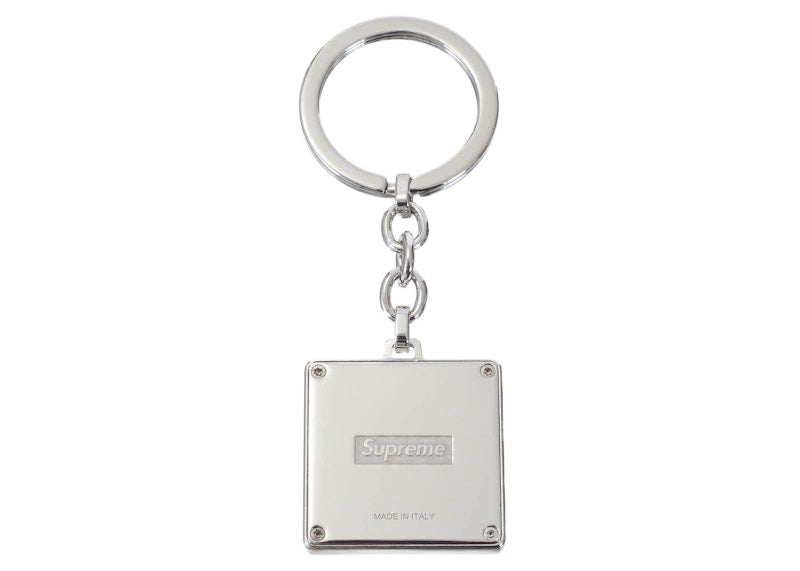 Supreme Puzzle Keychain Silver
