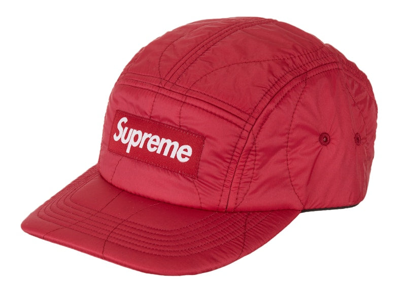 Supreme Quilted Liner Camp Cap Red