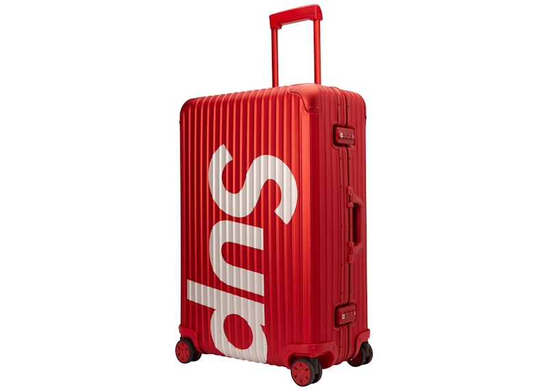 Supreme RIMOWA Topas Multiwheel 82L Red