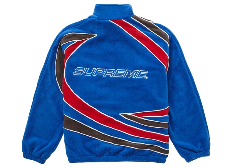 Supreme Racing Fleece Jacket Blue