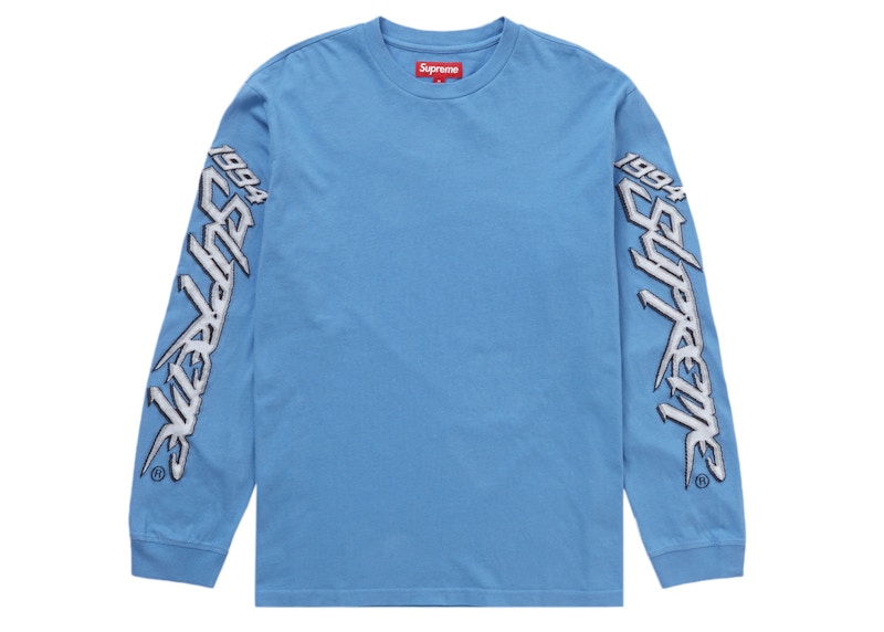 Supreme Racing Intarsia L/S Top Blue